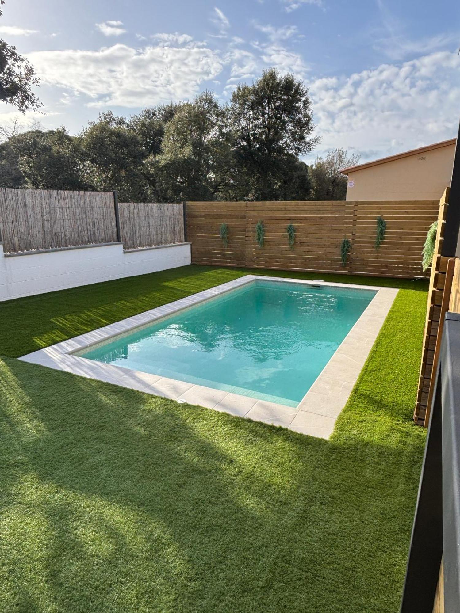 Espectacular Casa En Llagostera - Costa Brava, Con Piscina Bagian luar foto