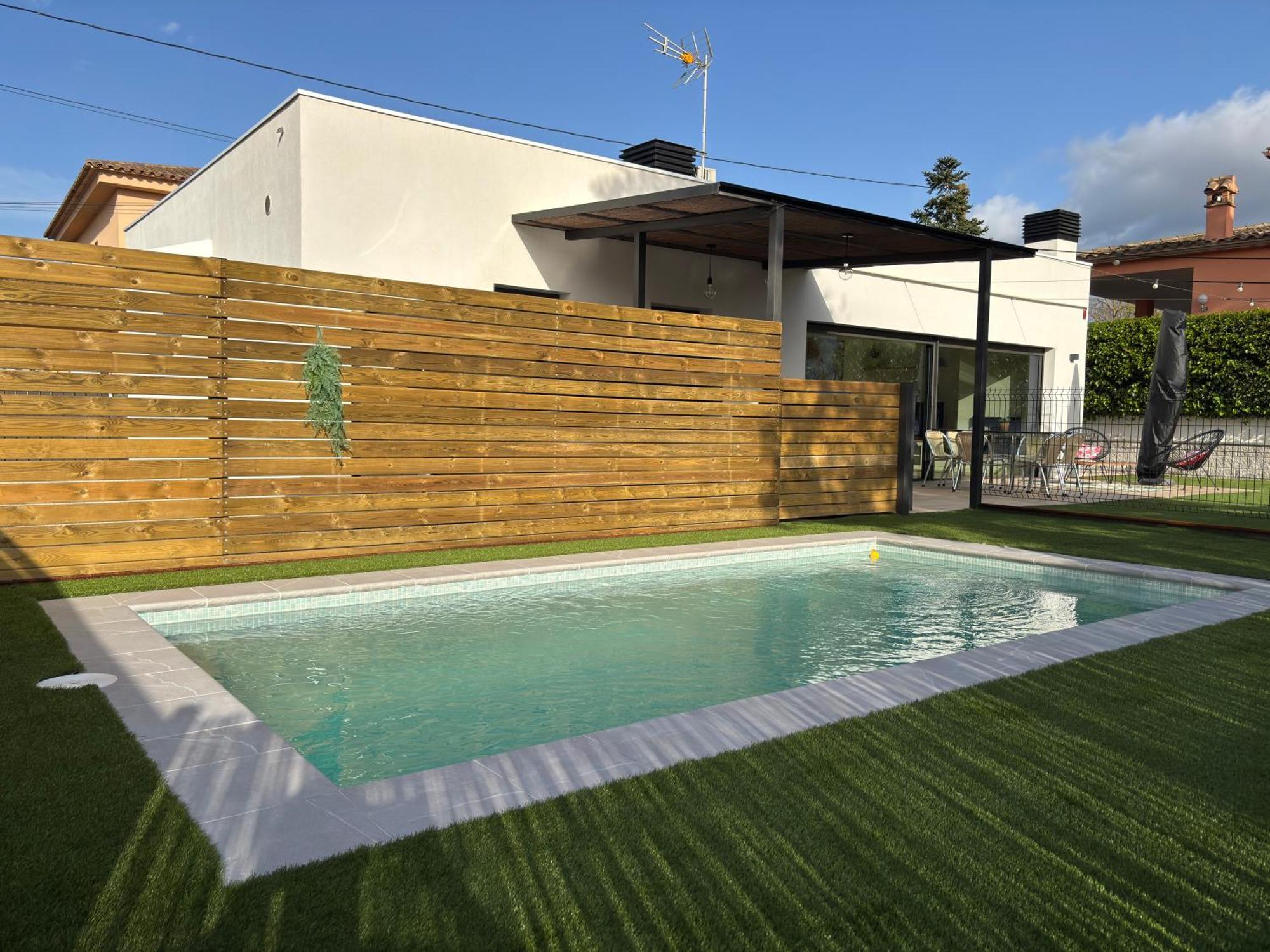 Espectacular Casa En Llagostera - Costa Brava, Con Piscina Bagian luar foto