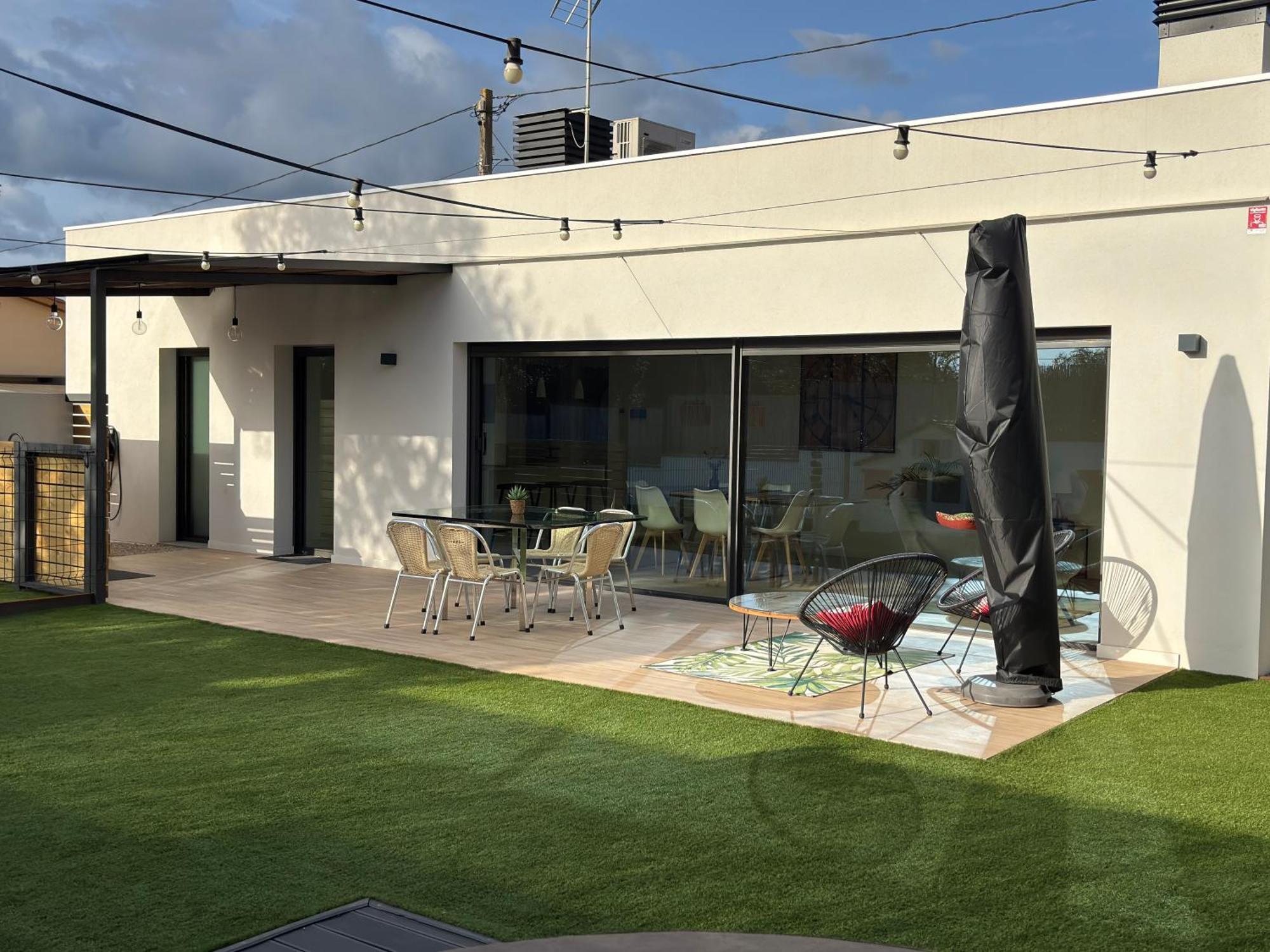 Espectacular Casa En Llagostera - Costa Brava, Con Piscina Bagian luar foto
